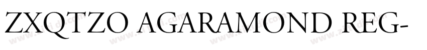 ZXQTZO AGaramond Reg字体转换